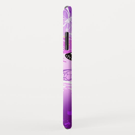 Monarch Butterflies op Paarse achtergrond Case-Mate iPhone Case (Achterkant/rechts)