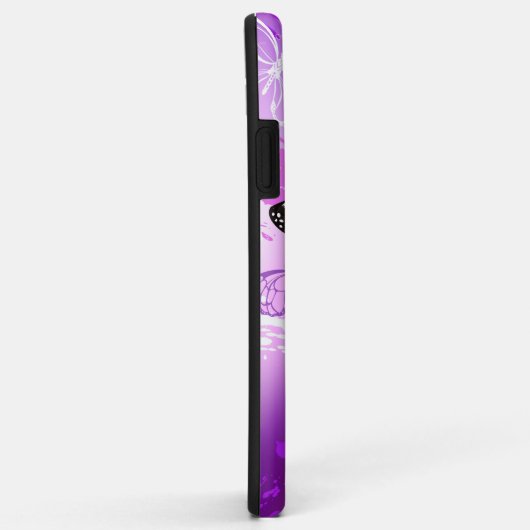 Monarch Butterflies op Paarse achtergrond Case-Mate iPhone Case (Achterkant/rechts)