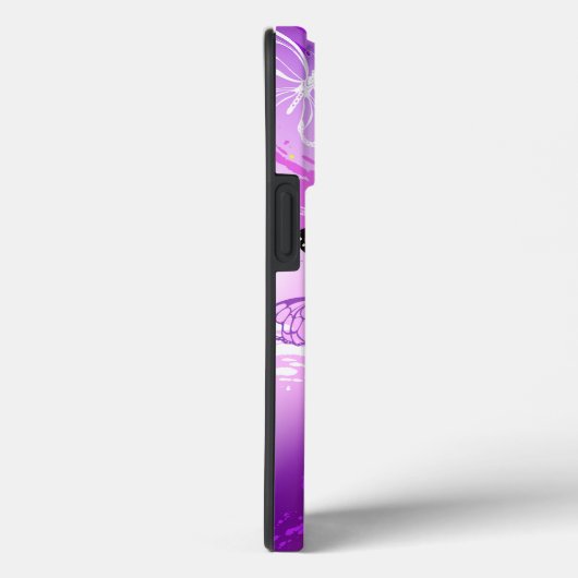 Monarch Butterflies op Paarse achtergrond Case-Mate iPhone Case (Achterkant / Rechts)