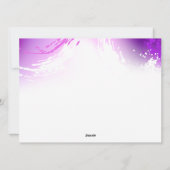 Monarch Butterflies op Paarse achtergrond Feestdagenkaart (Achterkant)