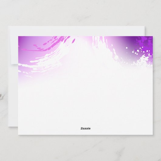 Monarch Butterflies op Paarse achtergrond Feestdagenkaart (Achterkant)