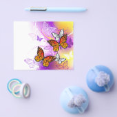 Monarch Butterflies op Paarse achtergrond Flyer (Enkel)