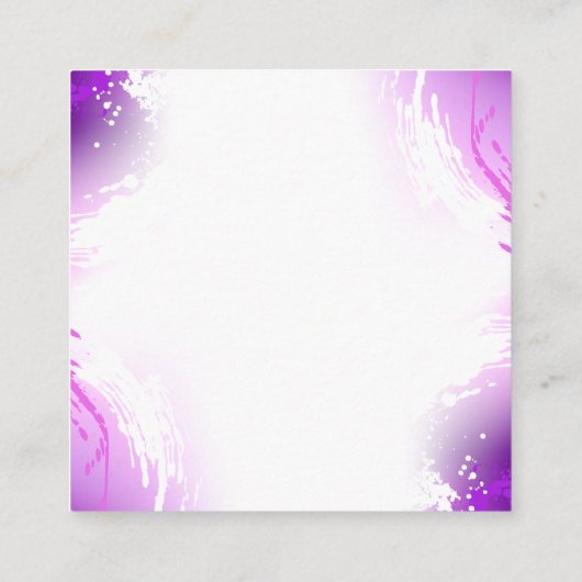 Monarch Butterflies op Paarse achtergrond Informatiekaartje (Achterkant)