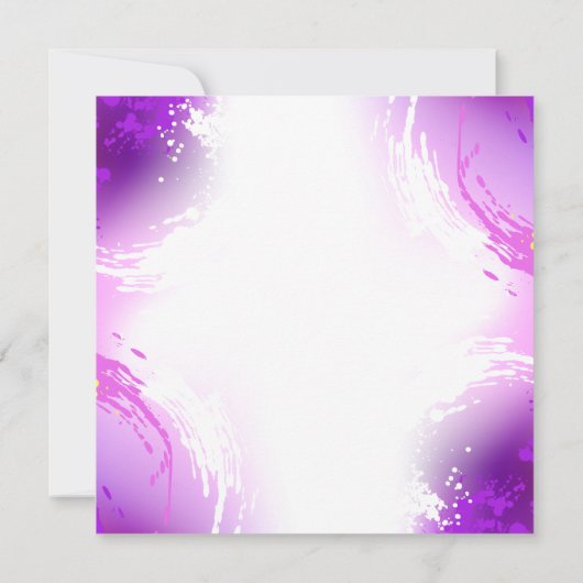 Monarch Butterflies op Paarse achtergrond Kaart (Achterkant)