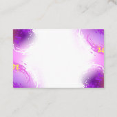 Monarch Butterflies op Paarse achtergrond Kortingskaartje (Achterkant)