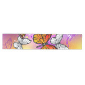 Monarch Butterflies op Paarse achtergrond Medium Tafelloper (Horizontaal)