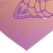 Monarch Butterflies op Paarse achtergrond Medium Tafelloper (Hoek)