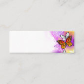 Monarch Butterflies op Paarse achtergrond Mini Visitekaartje