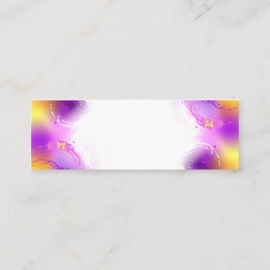 Monarch Butterflies op Paarse achtergrond Mini Visitekaartje