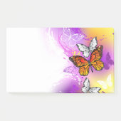 Monarch Butterflies op Paarse achtergrond Post-it® Notes (Voorkant)