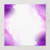 Monarch Butterflies op Paarse achtergrond Programmakaart (Achterkant)