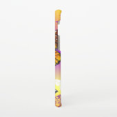 Monarch Butterflies op Paarse achtergrond Samsung Galaxy Hoesje (Linkerkant)