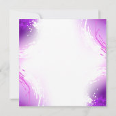 Monarch Butterflies op Paarse achtergrond Save The Date (Achterkant)