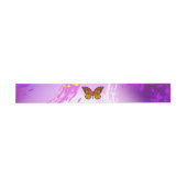 Monarch Butterflies op Paarse achtergrond Uitnodigingen Wikkel (Vlak)