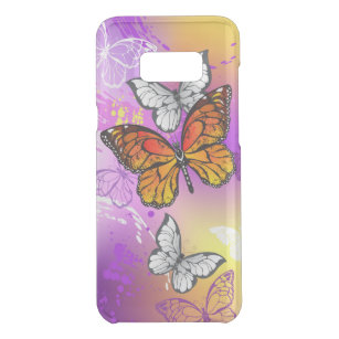 Monarch Butterflies op Paarse achtergrond Get Uncommon Samsung Galaxy S8 Plus Case
