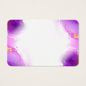 Monarch Butterflies op Paarse achtergrond Visitekaartje (Achterkant)