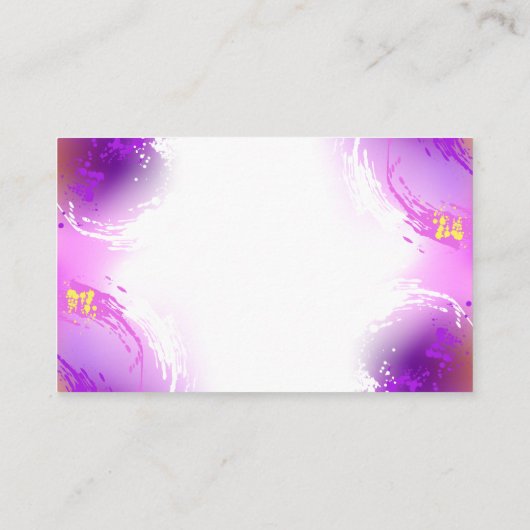 Monarch Butterflies op Paarse achtergrond Visitekaartje (Achterkant)