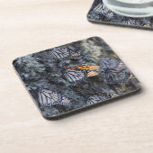 Monarch Butterflies op pijnbomen, Sierra Chincua 2 Drankjes Onderzetter (Linkerzijde)