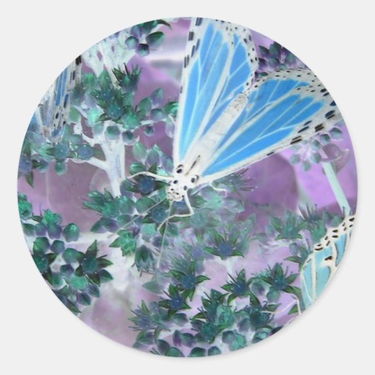 Monarch Butterflies Ronde Sticker (Voorkant)