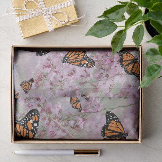 Monarch Butterflies Tissuepapier (Geschenk)