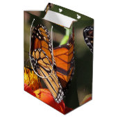 Monarch Butterflies Wildlife Flowers Floral Medium Cadeauzakje (Achterkant Gekanteld)