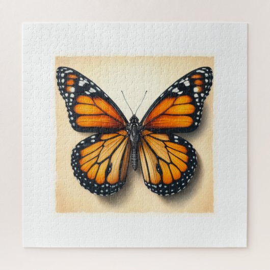 Monarch butterfly 060624IREF107 - Watercolor Legpuzzel (Verticaal)