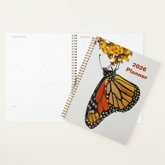 Monarch Butterfly 2026 Planner (Display)
