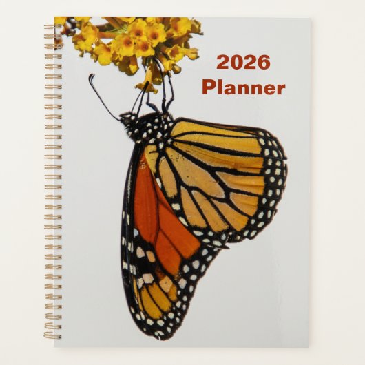 Monarch Butterfly 2026 Planner (Voorkant)