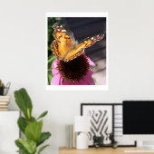 Monarch Butterfly 2 Poster (Thuiskantoor)