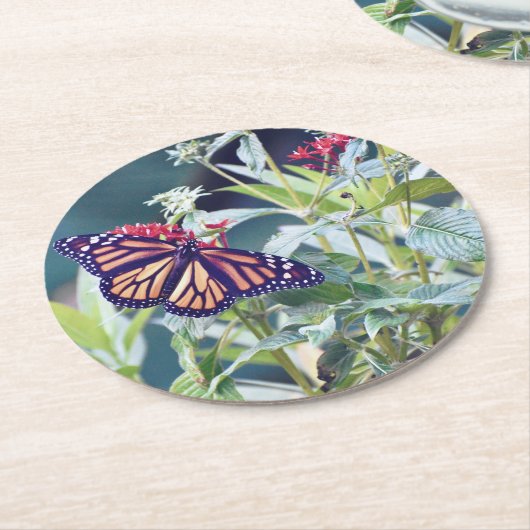 Monarch Butterfly aangepaste partij onderzetters (Gebogen)