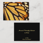 Monarch Butterfly Abstract ATC Visitekaartje (Voorkant / Achterkant)