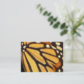 Monarch Butterfly Abstract ATC Visitekaartje (Staand voorkant)