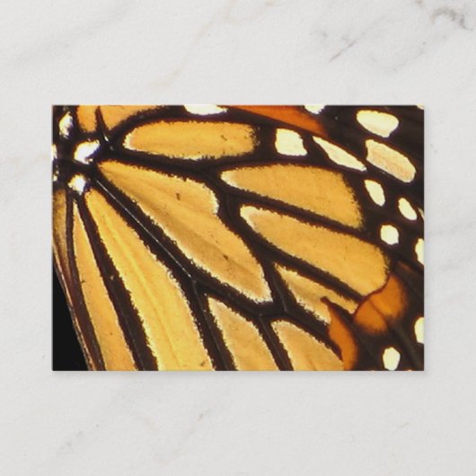 Monarch Butterfly Abstract ATC Visitekaartje (Voorkant)