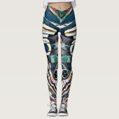 Monarch Butterfly Abstract Leggings (Voorkant)