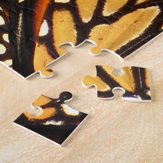 Monarch Butterfly Abstract Pattern Puzzle Legpuzzel (Zijkant)