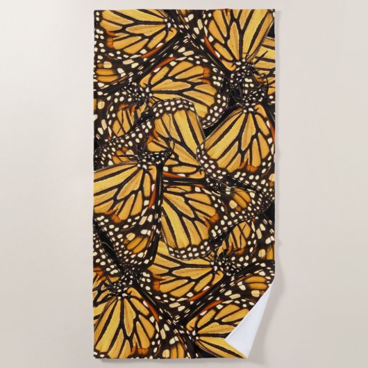 Monarch Butterfly Abstract Strandlaken (Voorkant)