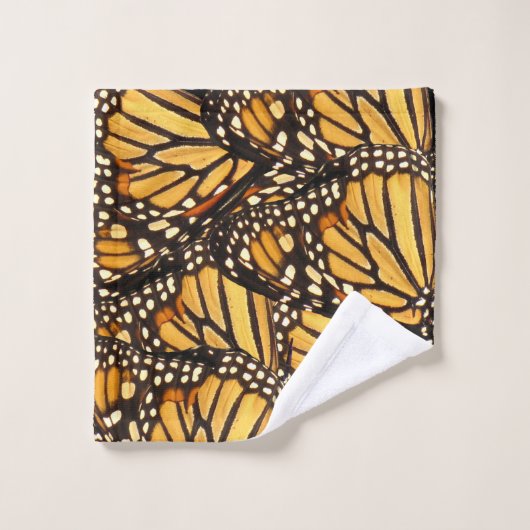 Monarch Butterfly Abstract Towel Set Bad Handdoek (Wasdoekje)