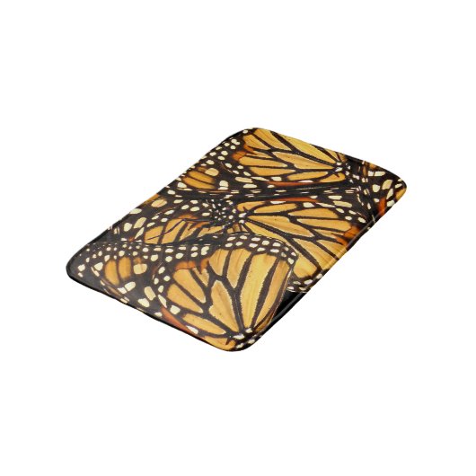 Monarch Butterfly Abstracte Bath Mats Badmat (Gekanteld)