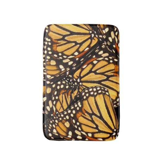 Monarch Butterfly Abstracte Bath Mats Badmat (Voorkant Verticaal)