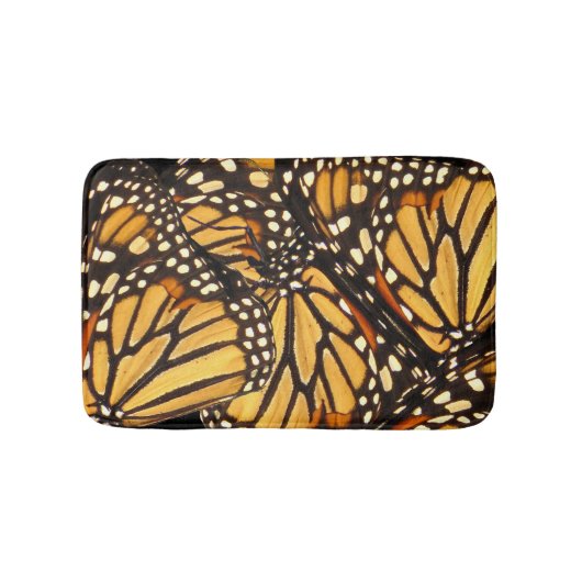 Monarch Butterfly Abstracte Bath Mats Badmat (Voorkant)