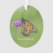 Monarch Butterfly acrylversiering Ornament (voorkant)