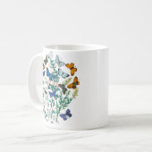 Monarch Butterfly - Aesthetische Butterflies Koffiemok (Voorkant links)