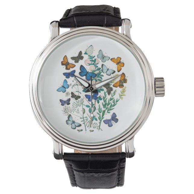 Monarch Butterfly - Aesthetische Butterfly Horloge (Voorkant)