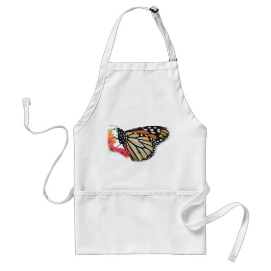Monarch Butterfly Afbeelding Standaard Schort (Voorkant)
