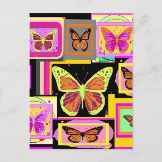 Monarch Butterfly Art Collectie door Sharles Briefkaart (Voorkant)