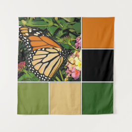 Monarch Butterfly Art Wandkleed