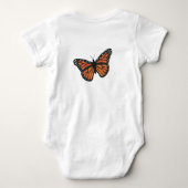 Monarch Butterfly Baby Jersey Bodysuit (Achterkant)
