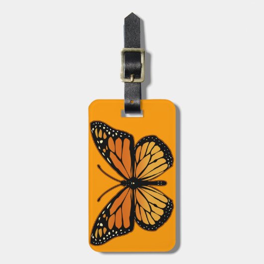 Monarch Butterfly Bagagelabel (Voorkant verticaal)