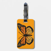 Monarch Butterfly Bagagelabel (Achterkant verticaal)