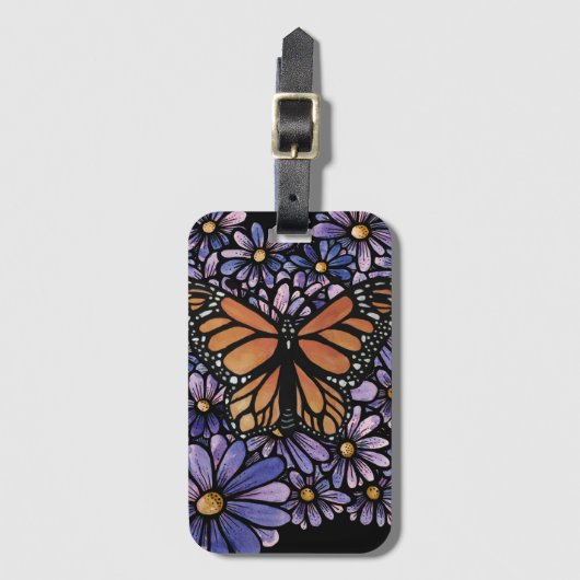 Monarch Butterfly Bagagelabel (Voorkant (verticaal))